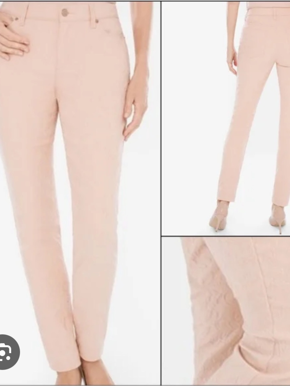 Chico’s Jacquard Textured Platinum Jegging